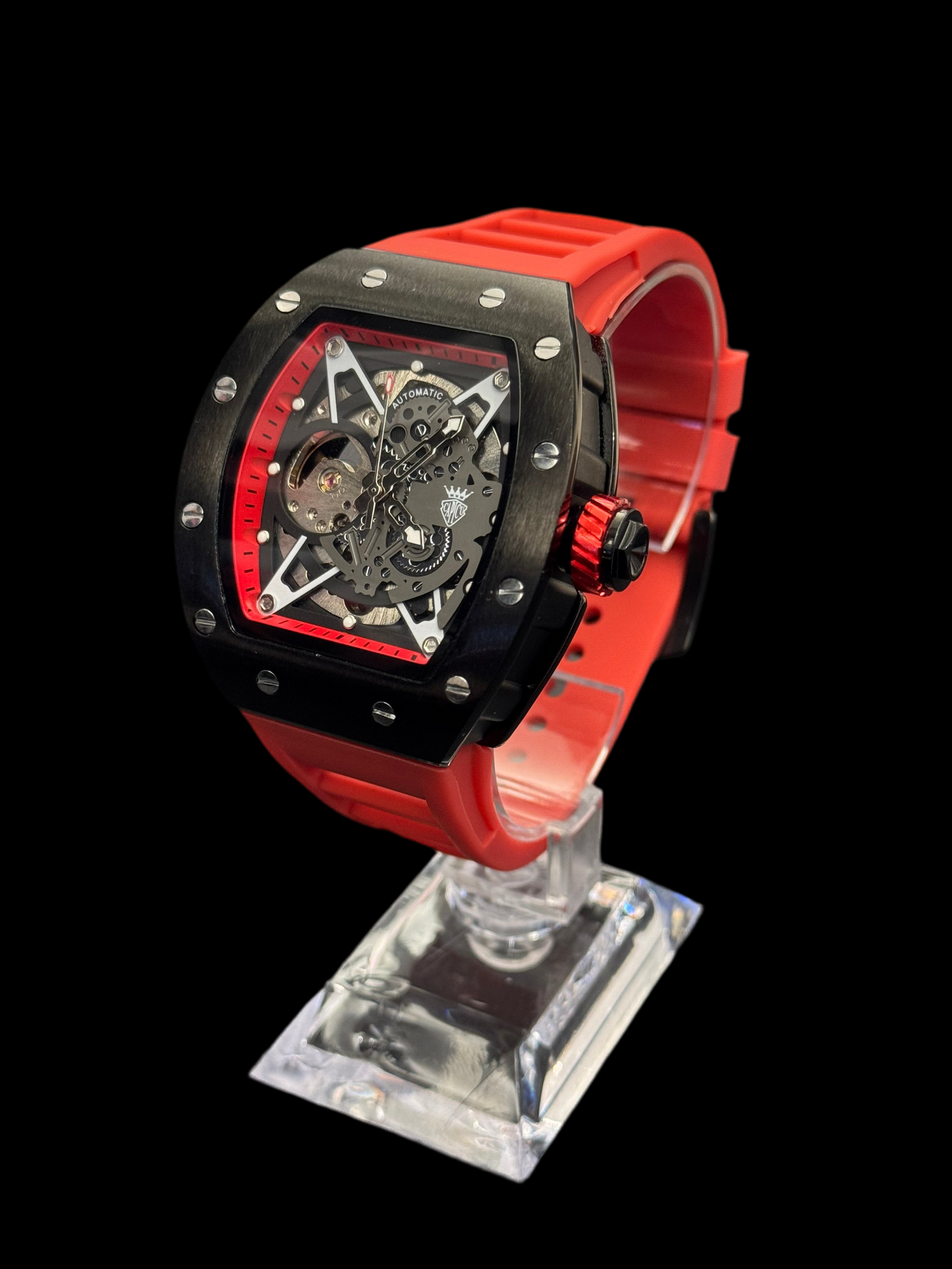 CAPICU WATCH BLACK/RED