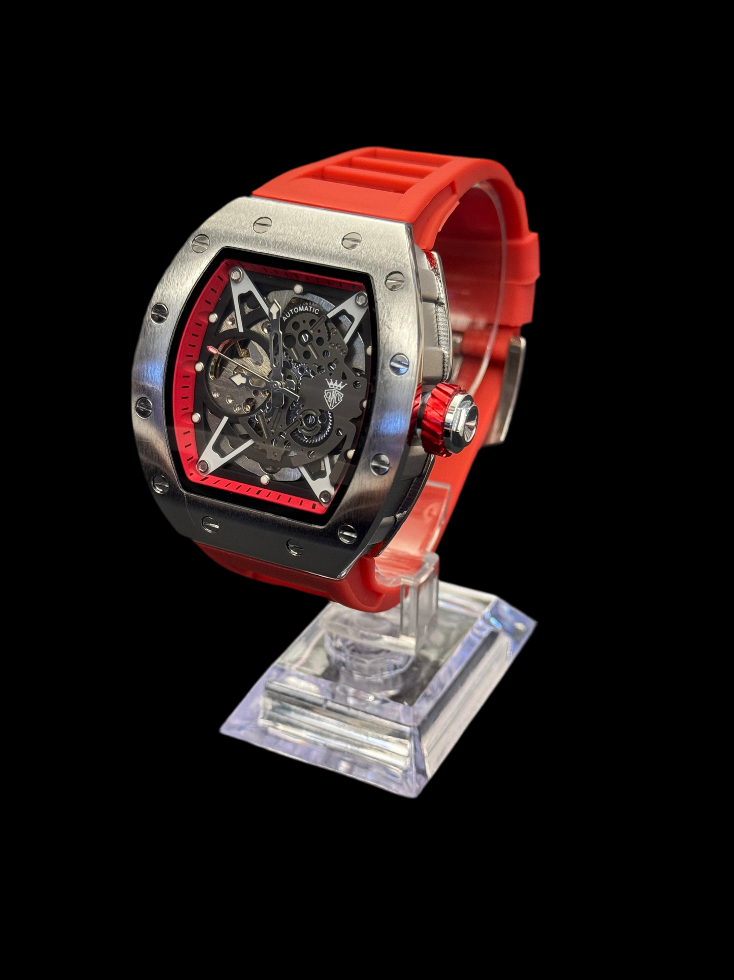 CAPICU WATCH STEEL RED