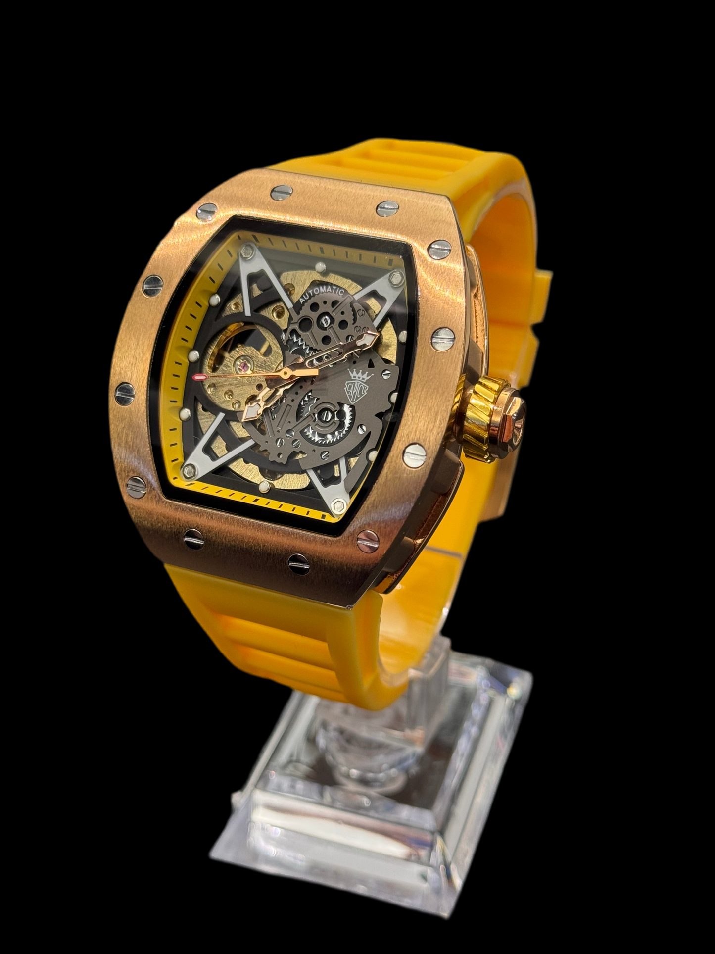 CAPICU WATCH ROSE/YELLOW