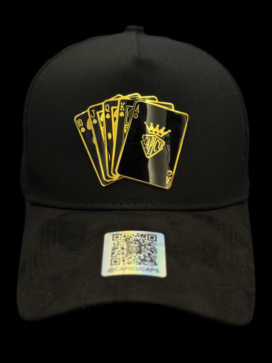CAPICU CAP ROYAL FLUSH METAL EMBLEM